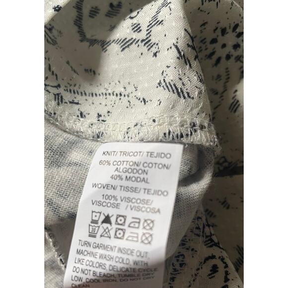 Lucky Brand Womens/Teen Floral Sleeveless Paisley Top Size Large Flowy Boho - Picture 5 of 8